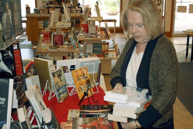 Parkplace Books co-owner Mary Paris said she wants to keep her store in downtown Kirkland if and when the redevelopment of Parkplace begins.