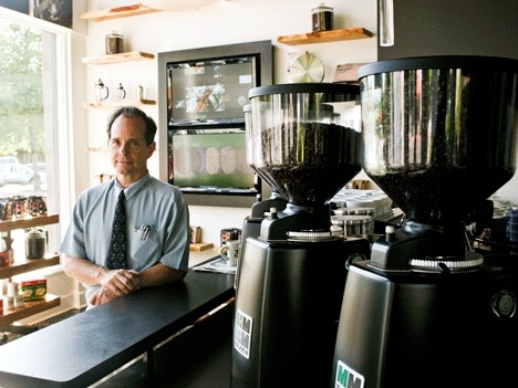 Jeff Babcock recently opened a new Zoka coffee house in downtown Kirkland.