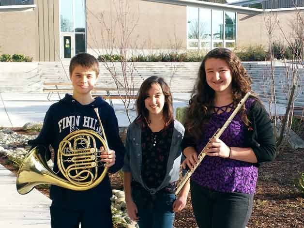 Finn Hill Middle School student musicians