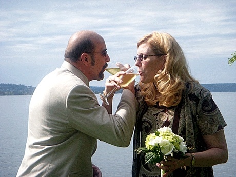 James and Corinne LaFord spent their wedding night at the Woodmark Hotel at Carillon Point in 1989 during the hotel's inaugural year. The LaFords were recently welcomed back for both the hotel and their 20th anniversary.