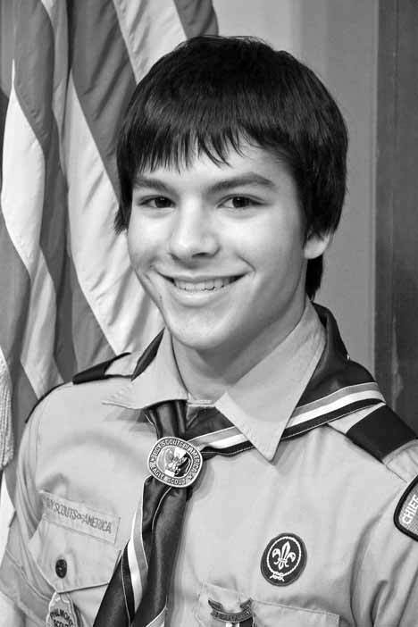 Jesse Bica of Bothell achieved the coveted rank of Eagle Scout earlier this year