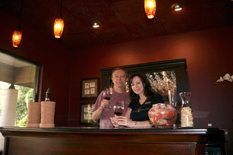 Northwest Cellars owners Bob and Kathleen Delf recently opened their winery tasting room.