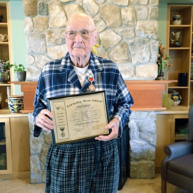 Kirkland resident Bob Gray was named an Everyday Hero by the Kiwanis Club of Kirkland.