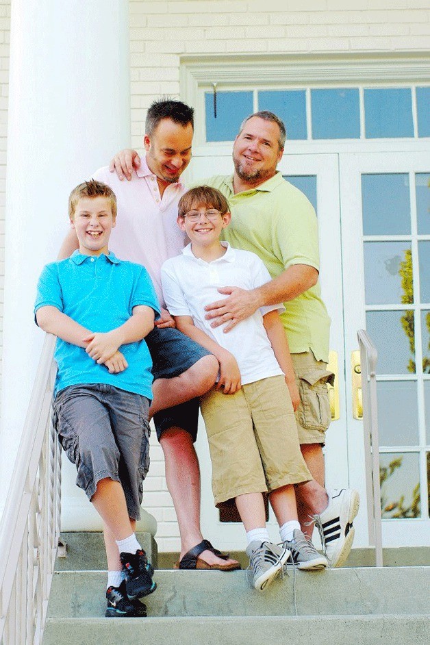 Kirkland residents Chris McDaniel (right)