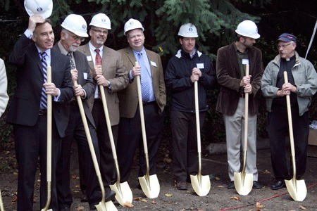 King County Executive Dow Constantine (far left)