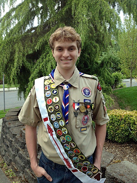 The recent Winter edition of the Eagle Scout Magazine  shows Kirkland’s Dallen Smith (pictured) receiving one of the seven Western Region NESA Academic Grants.  Dallen follows in the footsteps of his brother