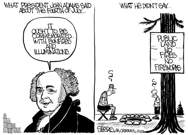 What President John Adams said about the Fourth of July | Cartoon
