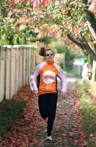 Anne Jensen was a competitor in Kirkland’s Triathlon at Carillon Point this year and won 2nd place overall in the competition.