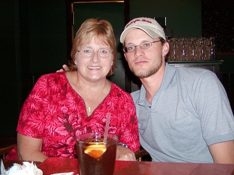 Marsha Stevens and her son