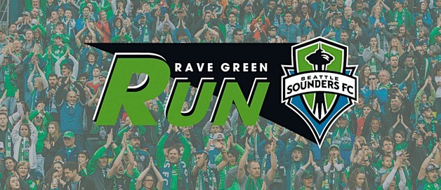 Seattle Sounders FC will host the Rave Green Run on Aug. 9 at Juanita Bay in Kirkland.