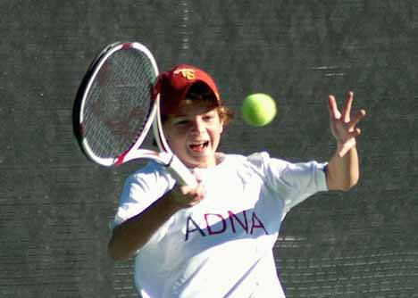 Spencer Furman is one of the best tennis players in the nation and was recently selected to a USTA tournament for the top 12-year-olds in the country to compete for spots to the Les Petitis tennis tournament in Tarbes