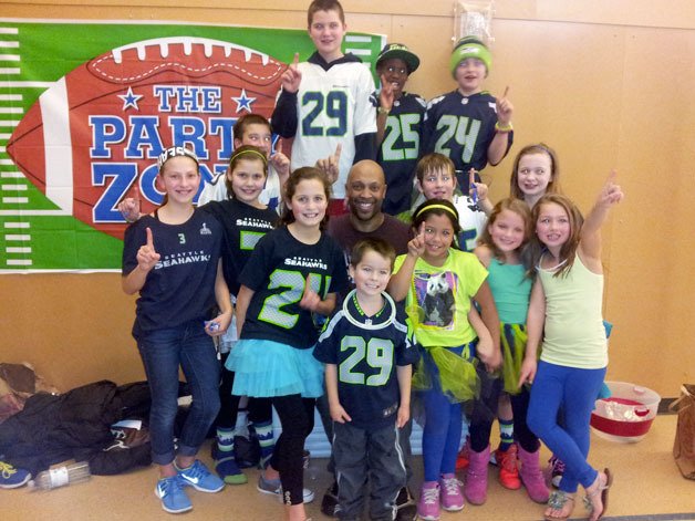 Students from Robert Frost Elementary enjoyed a Seahawk-themed dance on Feb. 10.