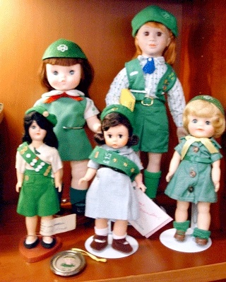 Kingsgate Library will display a collection of Girl Scouts memorabilia through March.