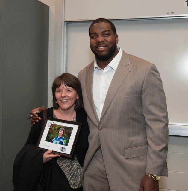 Seattle Seahawk Left Tackle Russell Okung