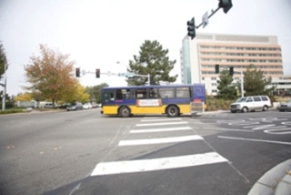 'No Right Turn on Red' signage at 120th Avenue and 128th Street is either ignored or unseen by motorists using the new intersection.