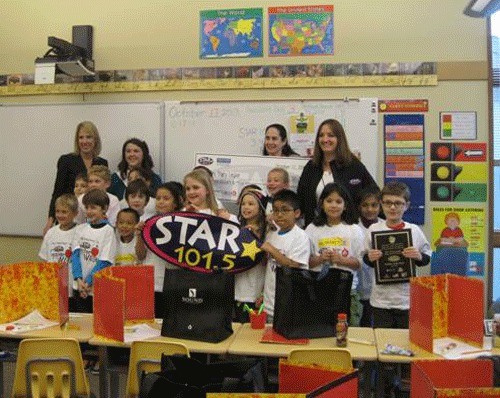 Local radio station STAR 101.5 surprised Robert Frost Elementary teacher Tracy Legler on Oct. 17 and presented her with the station’s Teacher of the Week award.