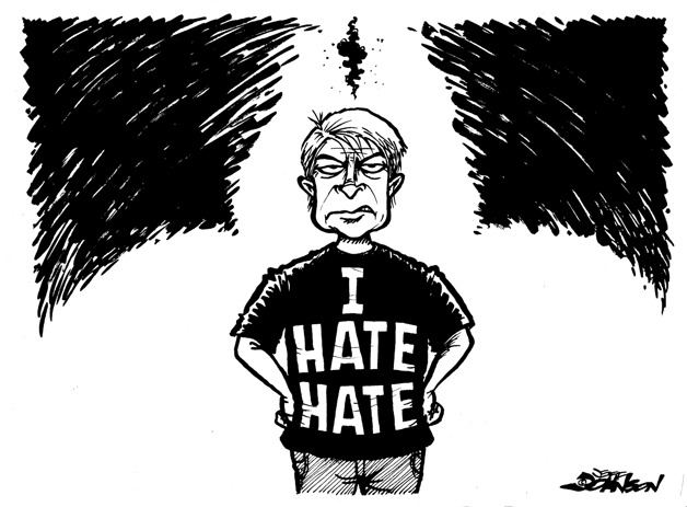 I hate hate | Cartoon for March 24