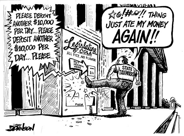 Broken political machine