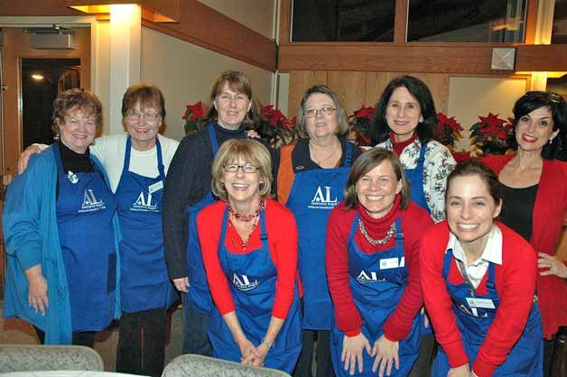 Assistance League of the Eastside volunteers recently prepared and sent baskets of basic household items that helped Eastside individuals and families fleeing domestic violence.