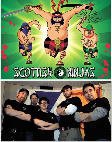 Scottish Ninjas creators Rob Mullin