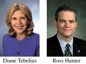 Diane Tebelius is challenging Ross Hunter in the 48th District.
