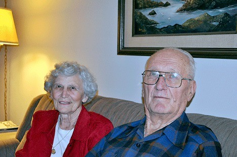 Lincoln and Virginia Kaiser in their Kirkland home. The couple recently celebrated a marriage milestone with their children and grandchildren.