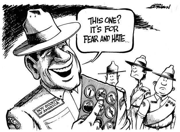 This one? It's for fear and hate | Cartoon for April 25