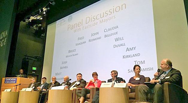 Eastside mayors discuss the new classes for Leadership Eastside. ​