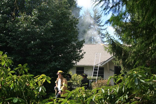 Firefighters were called to a house fire Monday afternoon that caused major damage to a Kirkland home and claimed the life of a pet rabbit.