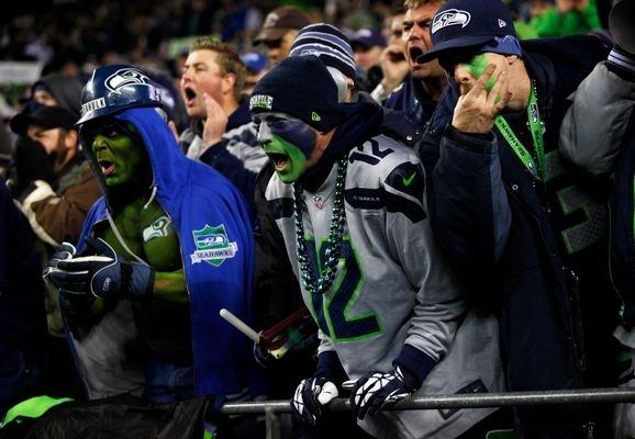Seahawk fans cheer on the team during a recent game at Century Link Field in Seattle.