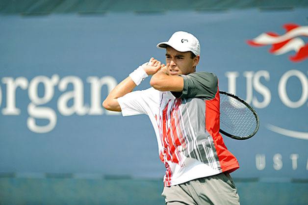 Kirkland resident Henrik Wiersholm at the US Open Junior Tournament.