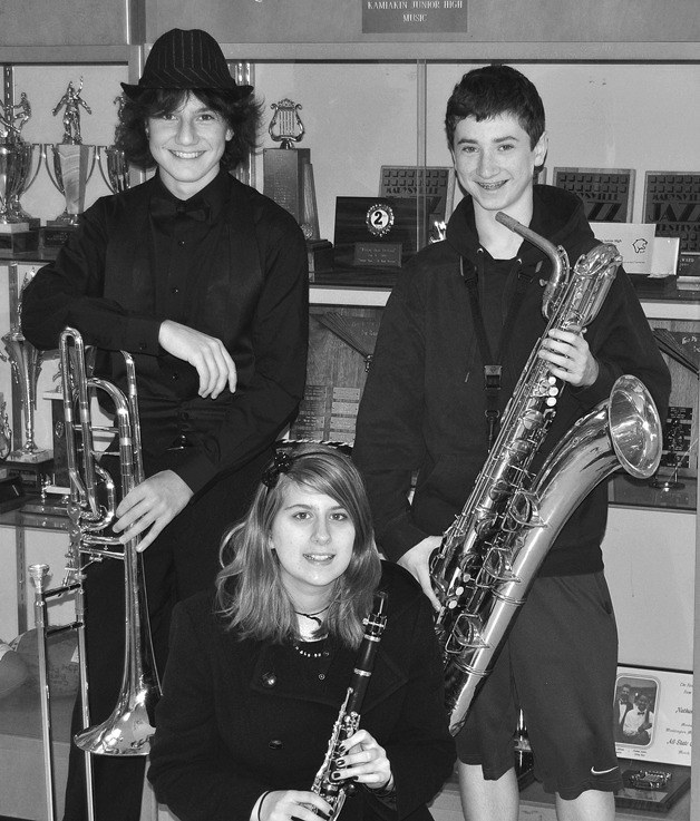 Kamiakin Junior High students Keegan Taggart