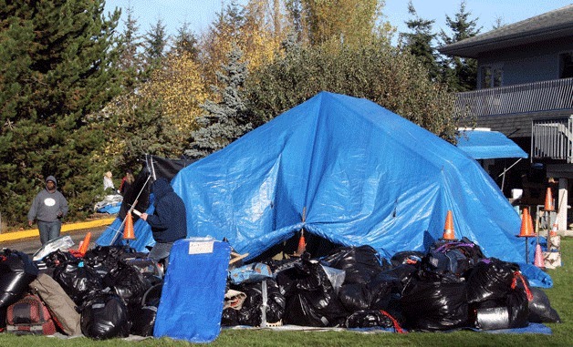 A resident living at the former Tent City 4 encampment at St. John Mary Vianney Catholic Church in Kirkland last October was found guilty of child rape and molestation.