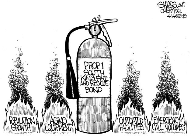 Prop 1 South King Fire and Rescue bond | Cartoon for April 18