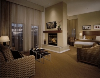 The 'Terrace' Suite in The Heathman Hotel.