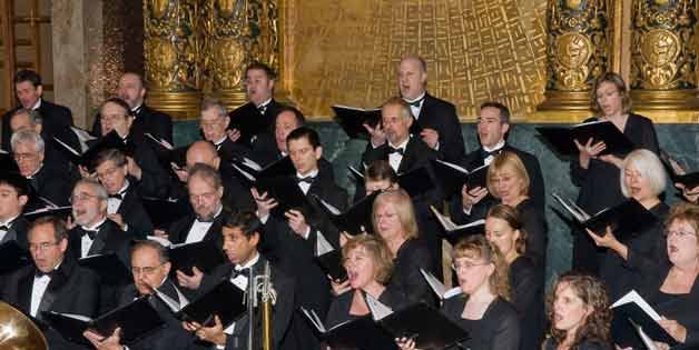 Brilliant choral works by Dvorak and Bernstein will be featured at Meany Hall on Feb. 2 when Kirkland Choral Society and Philharmonia Northwest join forces to present “Songs of Heaven.”