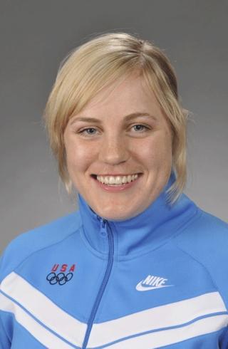 U.S. Olympic Women's Track Cyclist Jennie Reed.