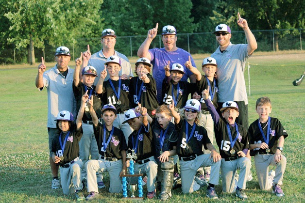 The Lake Washington Select Baseball Club baseball team brought home its second championship of the season by winning the 9U division in the Legends Mid-Summer Madness tournament