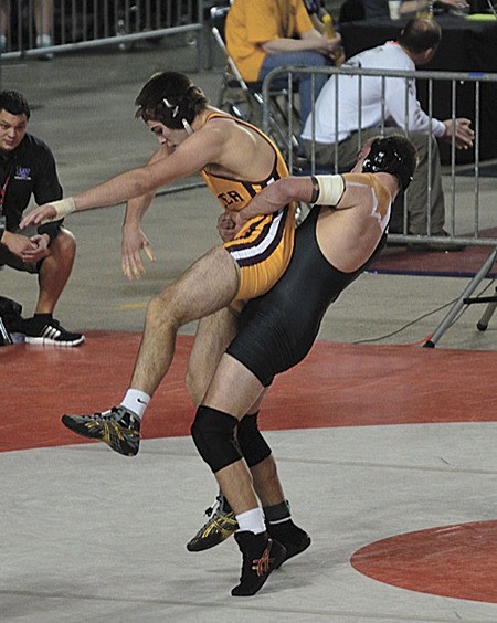 Lake Washington senior Jack Michels finished fourth overall during the 3A state wrestling tournament last weekend in the 220 weight class.