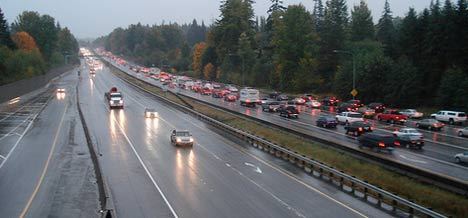 I-405 will be reduced to one lane Saturday night through Kirkland.