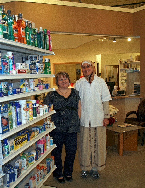 Remedies’ employees Renee Rogers (left) and Heba Baklach.