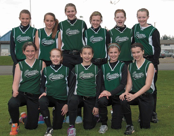 The Hurricane’s 97 girls softball team includes: (front row) Olivia Smallman