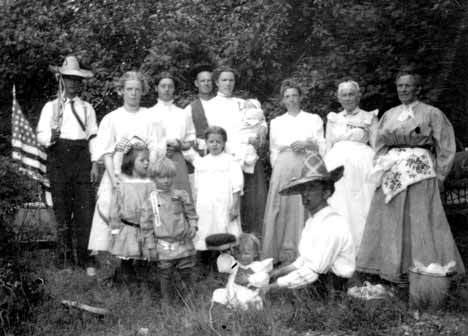 The Barrie family celebrate Independence Day in Kirkland c 1911.