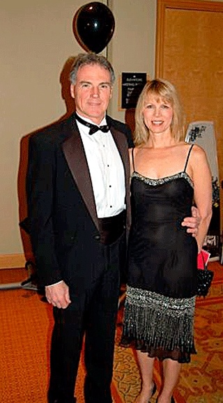 Greg Cox and Kathy Skinner-Cox at a recent fundraiser event for muscular dystrophy.