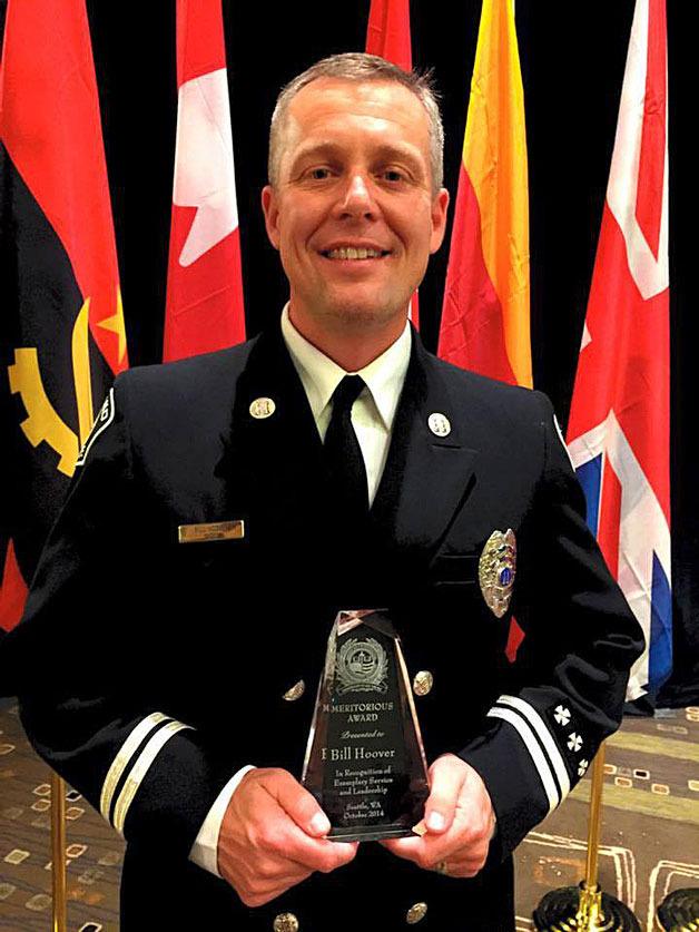 Kirkland Fire Department Cpt. Bill Hoover with the American Professional Management Services