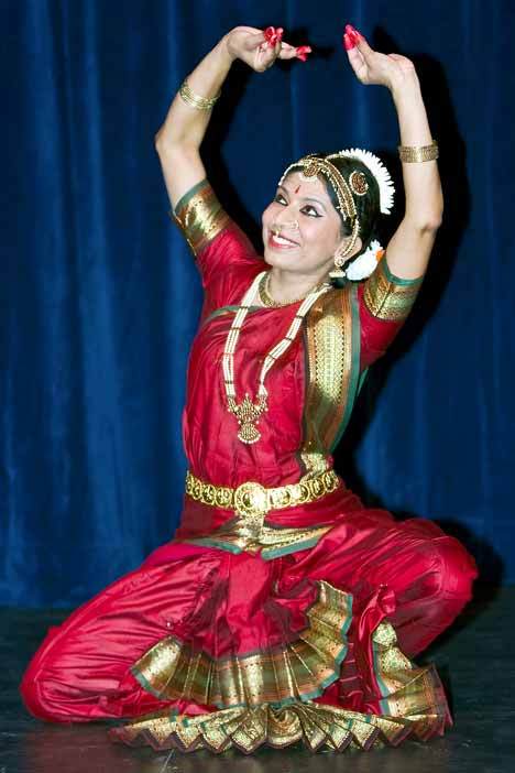Vidya Guhan performs a classical south Indian dance form Bharatanatyam.