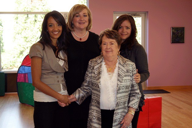 Margo Rossano (front) opened the first Montessori school on the Eastside in 1966. Since then