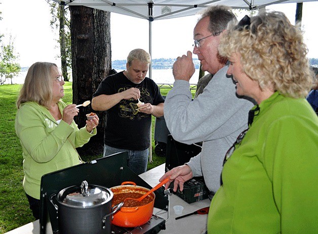 DennyFest hosting a chili and pie-eating contest last year