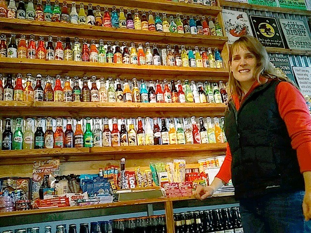 Woodinville resident Jennifer Dixon owns Rocket Fizz in downtown Kirkland and hopes its retro feel and assortment of in-house soda pop will keep patrons coming back for more.