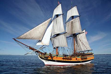 The Lady Washington is one of two historic tall ships that will spend the week on the Kirkland waterfront.
